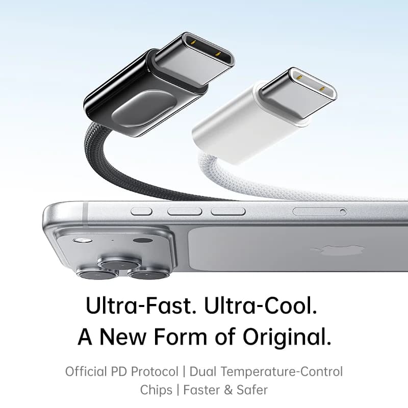 Câble USB-C vers USB-C charge rapide 100W pour ordinateurs portables