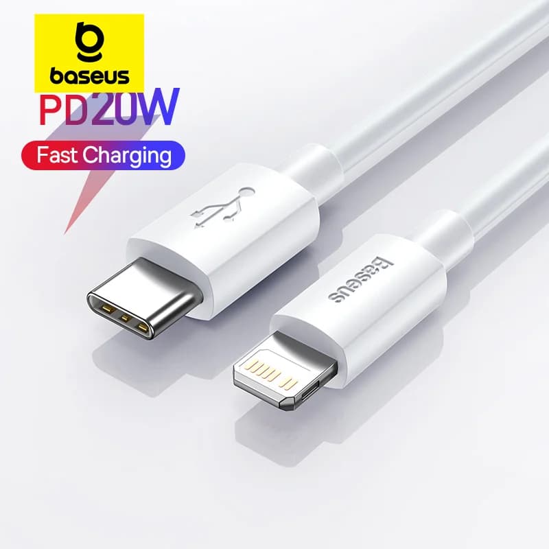 Câble de charge rapide USB-C vers Lightning 20W pour iPhone